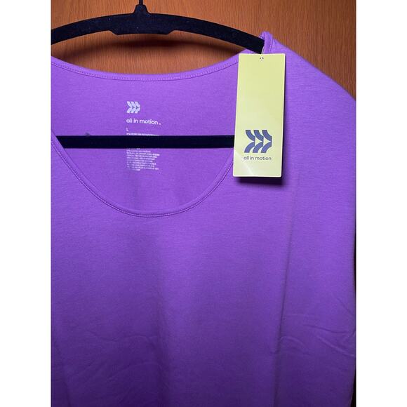 All In Motion - Purple Workout Top - Size Large - NWT - Picture 13 of 13